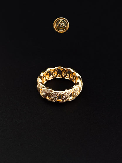 CUBAN RING — Anillo Cuban Iced 8MM