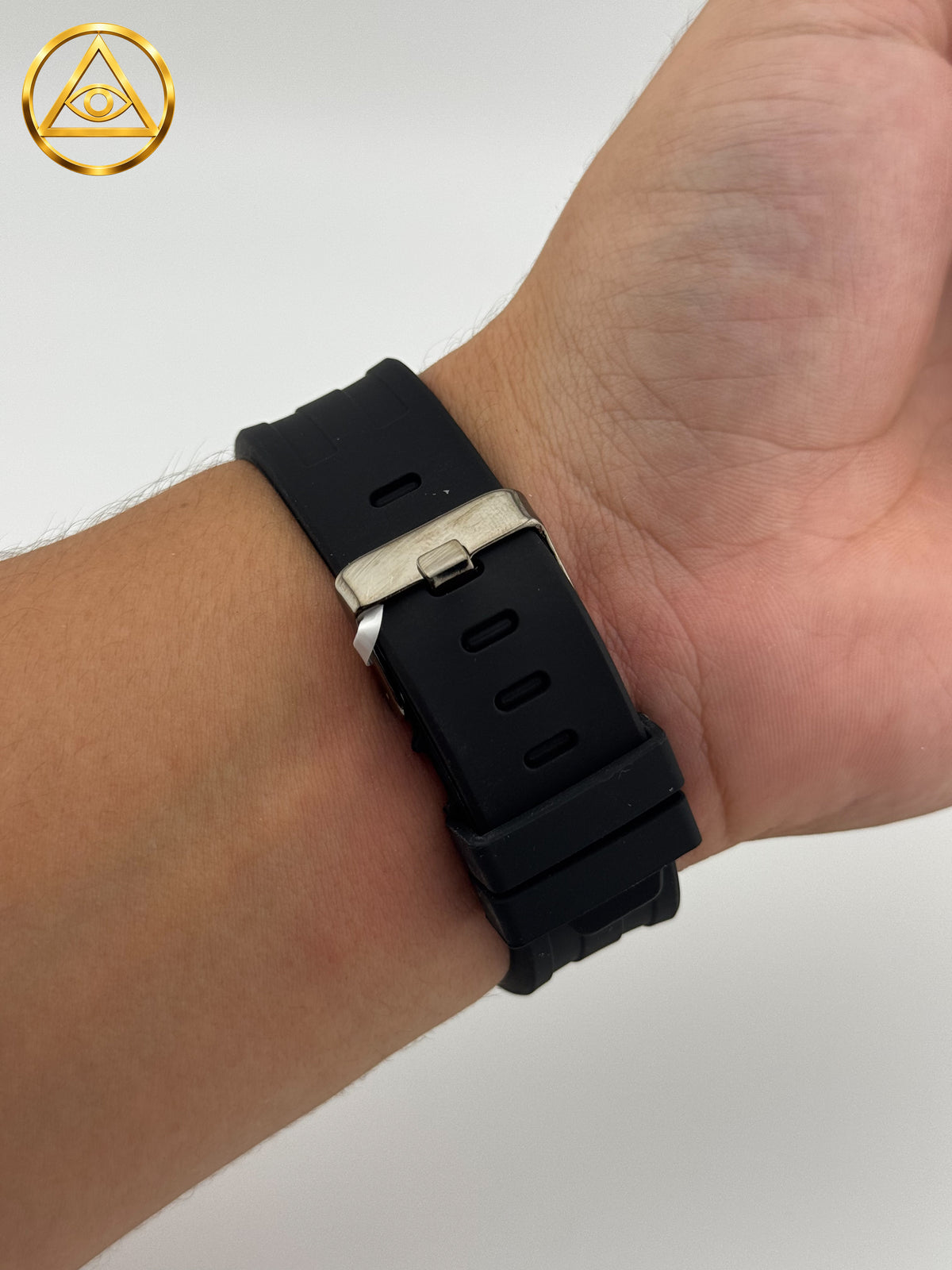ROYAL ICED WATCH BLACKOUT — Reloj Octagonal Skeleton Iced Out Negro