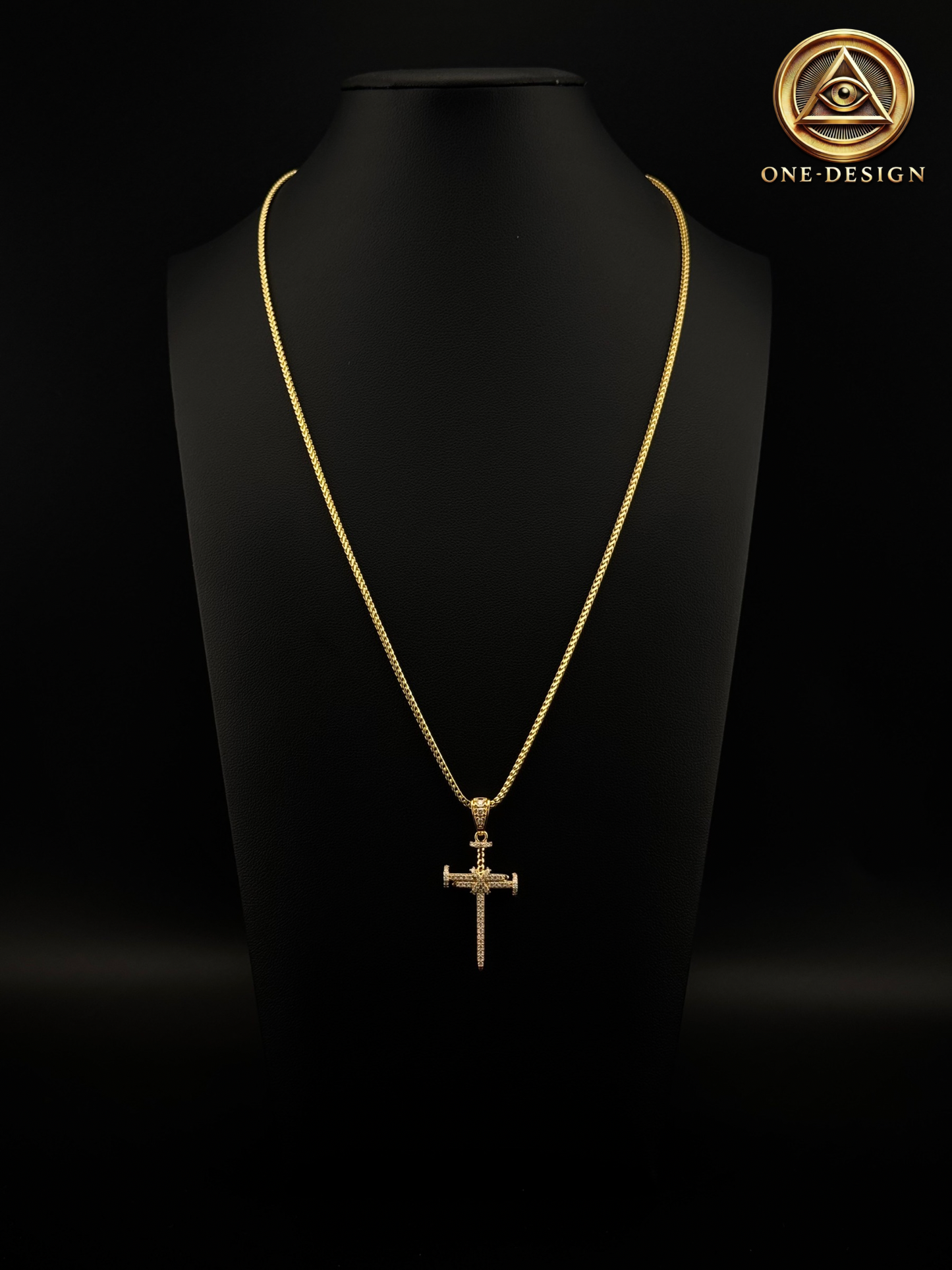 Moissanite Clove cross