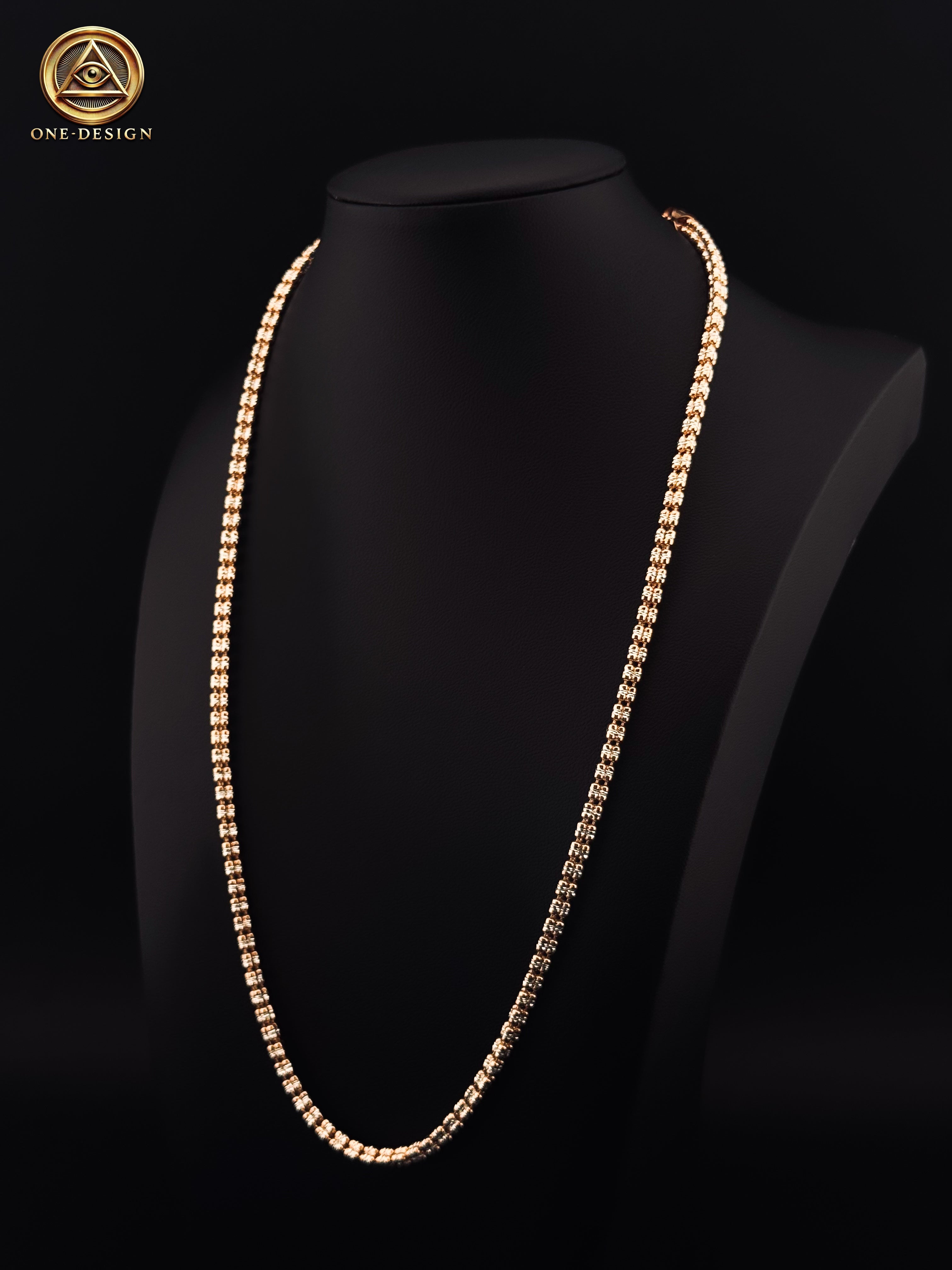 Ice fancy 3mm Gold rose