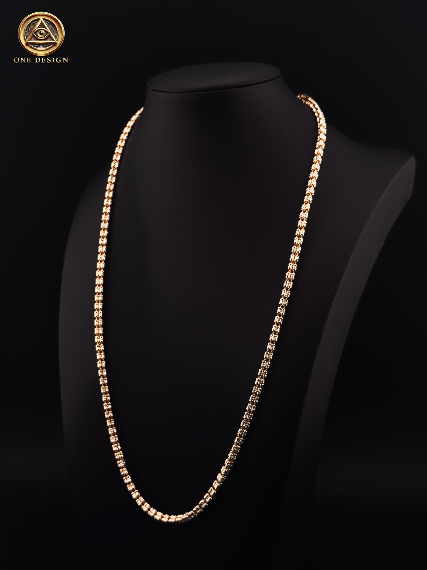 Ice fancy 3mm Gold rose