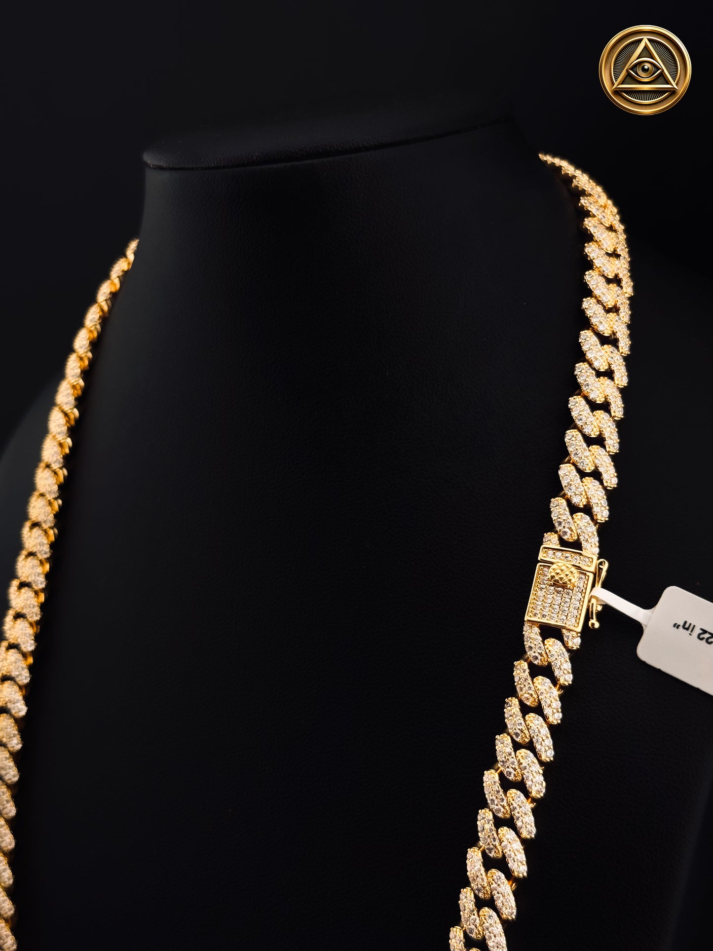 SET CUBAN ICED OUT 8MM — Cuban Link Full Pavé