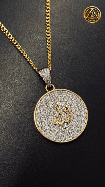 ALLAH PENDANT — Medallón Allah Iced