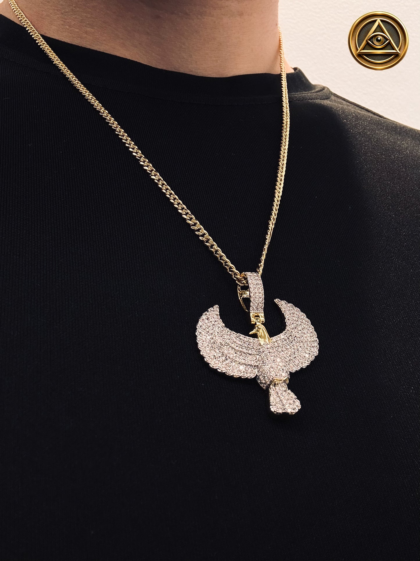 EAGLE PENDANT — Dije Águila Iced