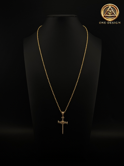 Moissanite Clove cross