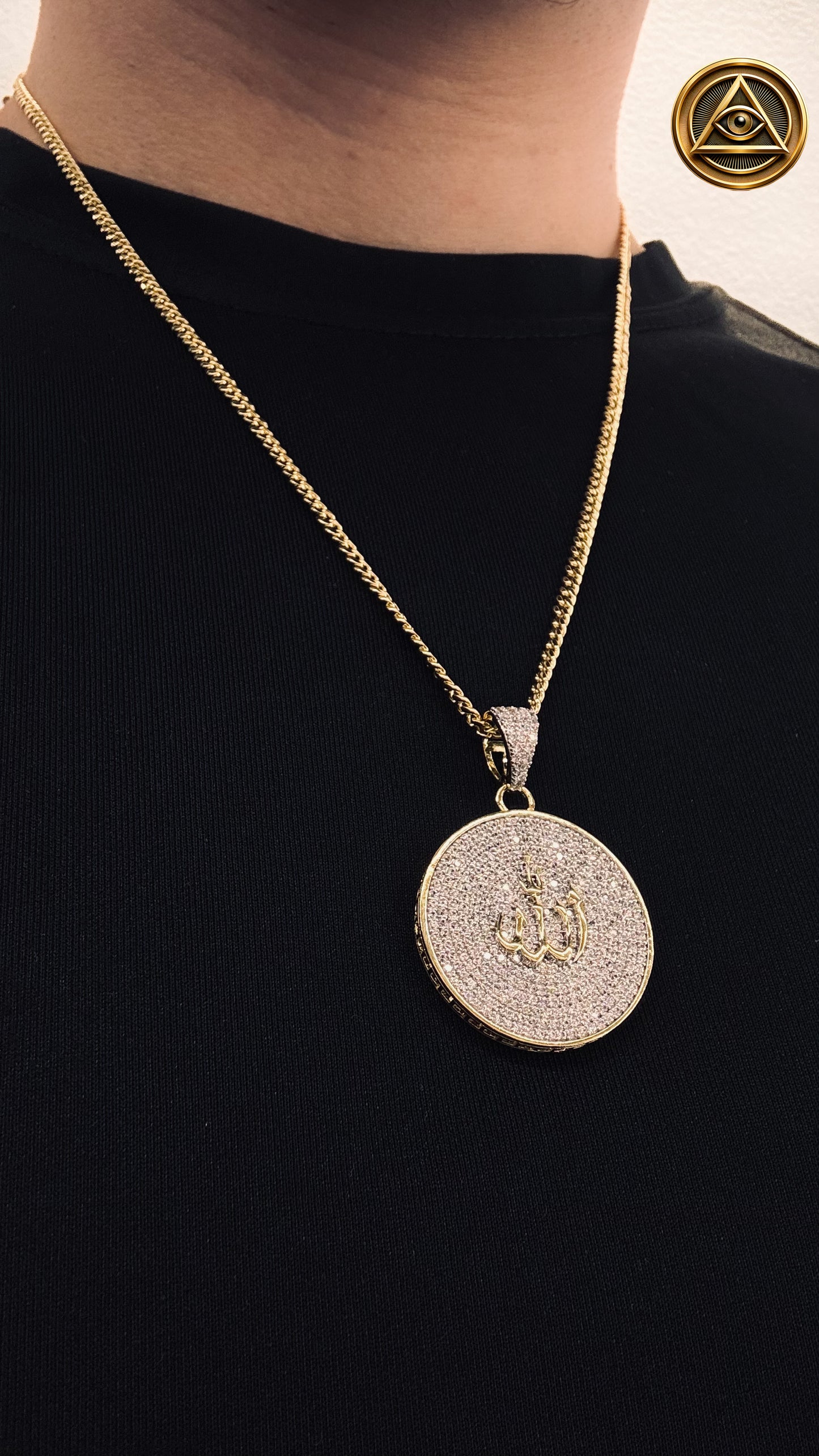 ALLAH PENDANT — Medallón Allah Iced
