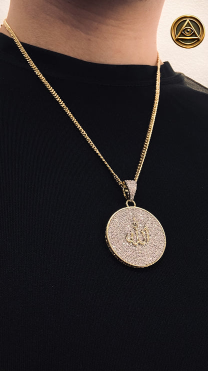 ALLAH PENDANT — Medallón Allah Iced