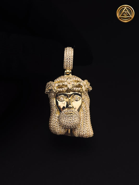 JESUS PIECE — Dije Rostro Corona Iced