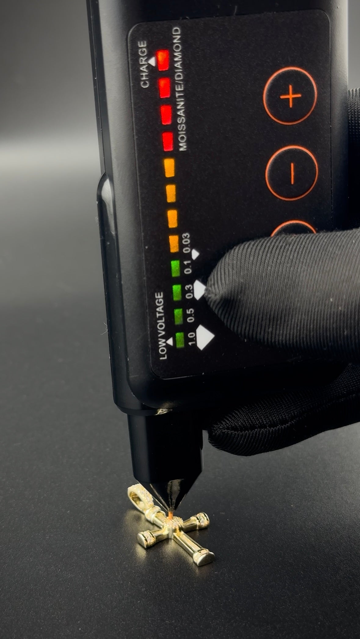 Moissanite Divine Cross