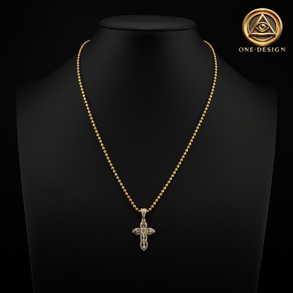 Moissanite Ice Cut Cross