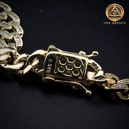 Cuban cut Baguette 7mm