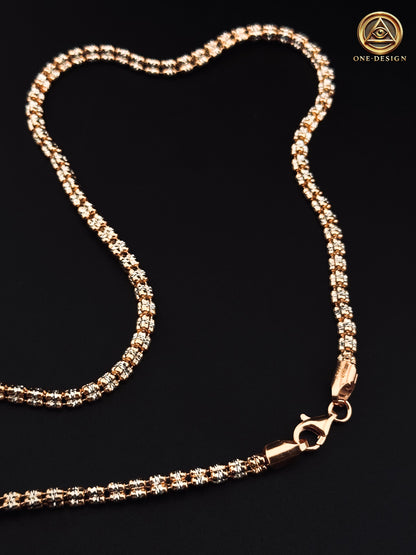Ice fancy 3mm Gold rose