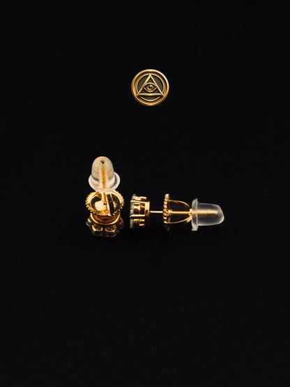 MINI BLOSSOM STUDS — Aretes Flor Moissanite 5MM