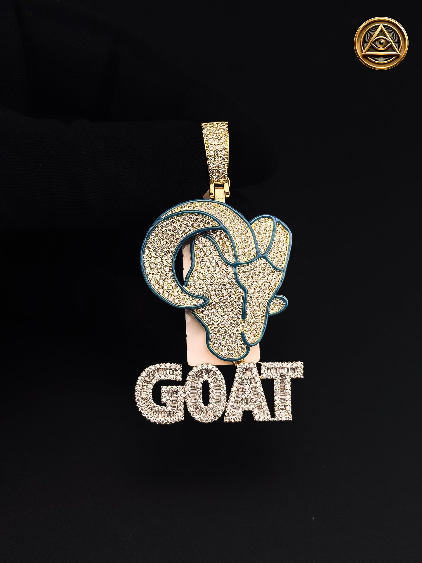 GOAT PENDANT — Dije GOAT Iced