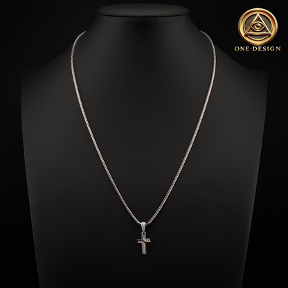Moissanite Mini Cross