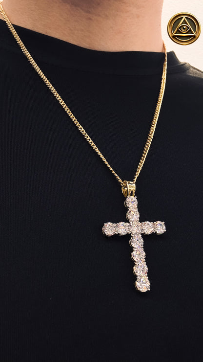 CRYSTAL CROSS PENDANT — Cruz Zirconia