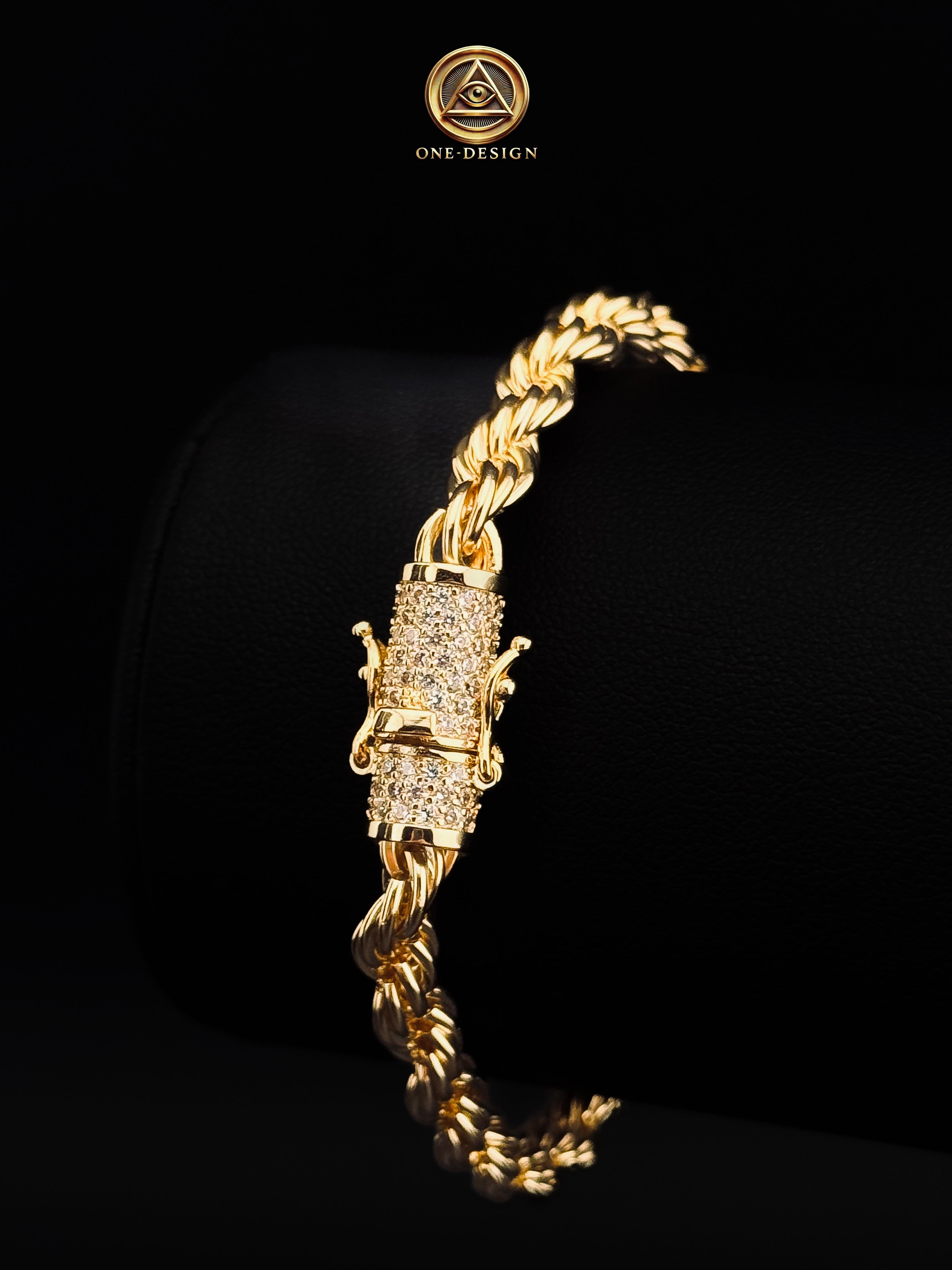 SET SOGA GOLD — Rope Chain 6MM