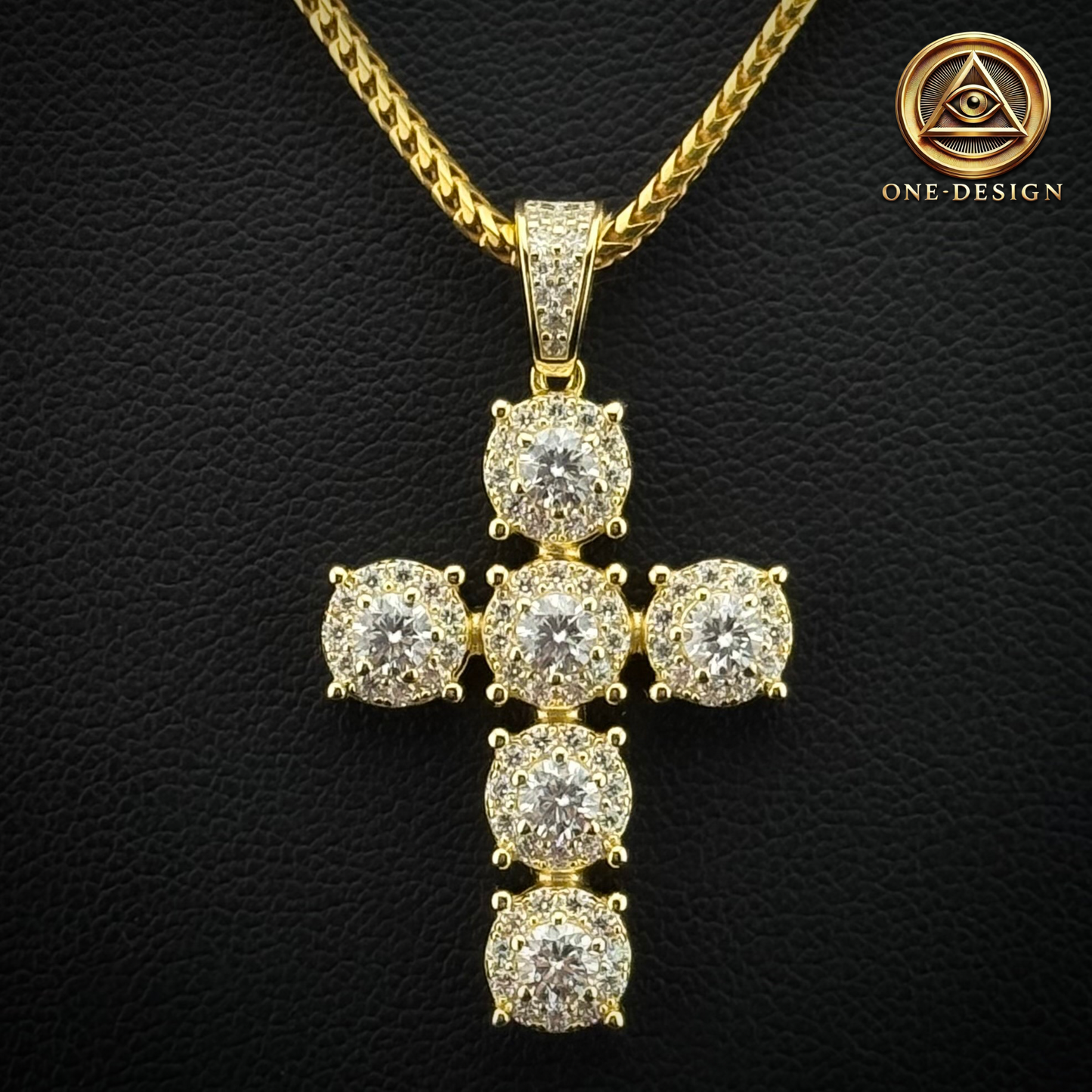 Moissanite Cross
