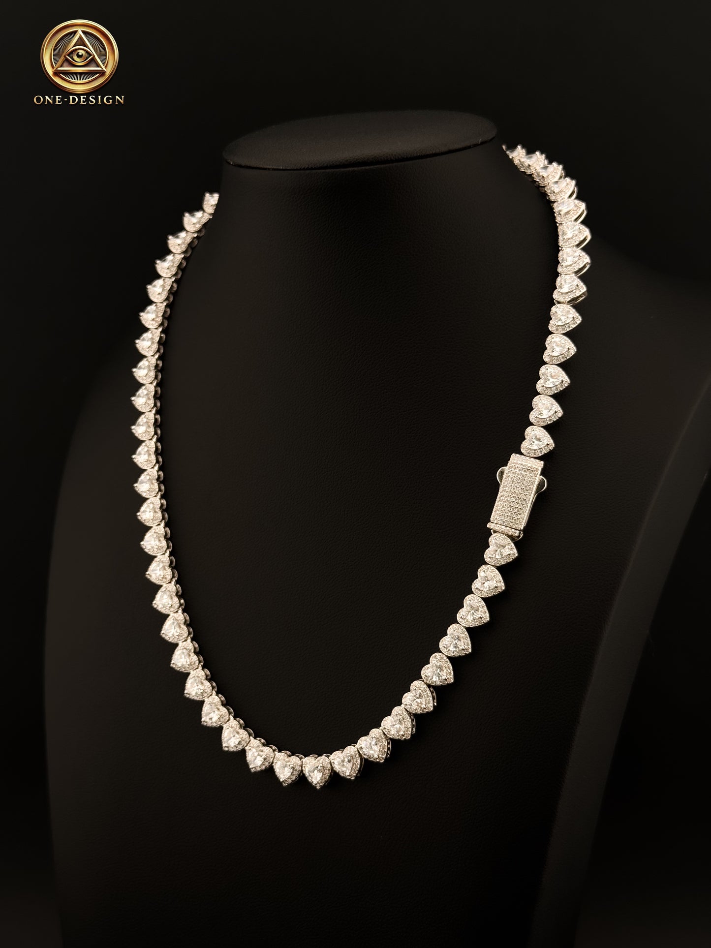 Chain heart 7mm
