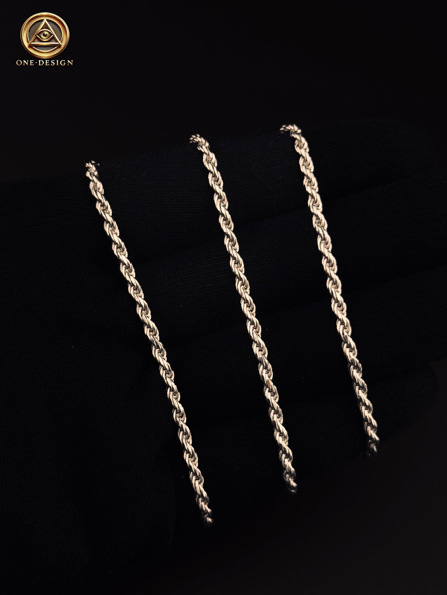 Big búho & soga 3mm 22”