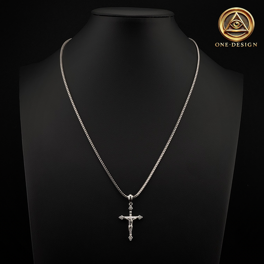 Moissanite cross Christ