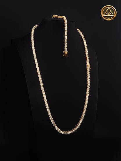 Set tennis chain 4mm