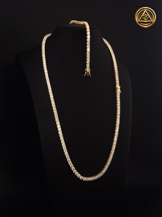 Set tennis chain 4mm