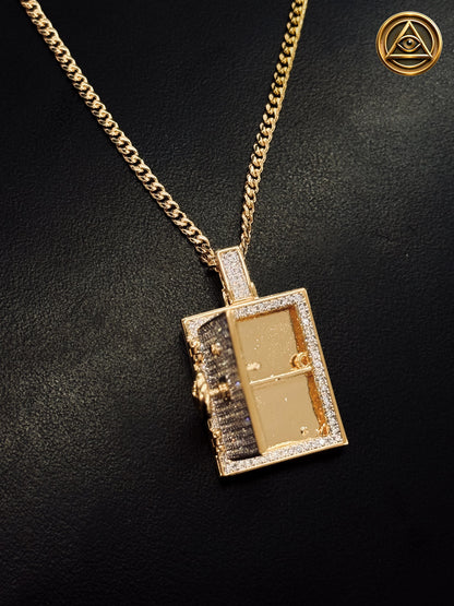 SAFE PENDANT — Dije Caja Fuerte Iced