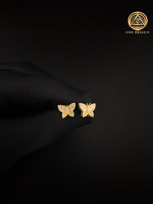 Moissanite butterfly