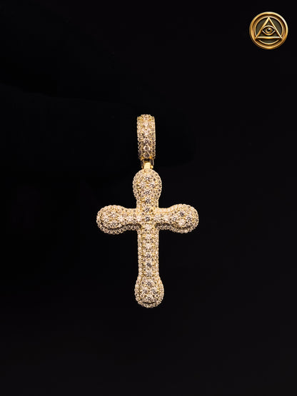 CLASSIC CROSS PENDANT — Dije Cruz Pavé Iced