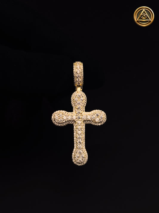 CLASSIC CROSS PENDANT — Dije Cruz Pavé Iced