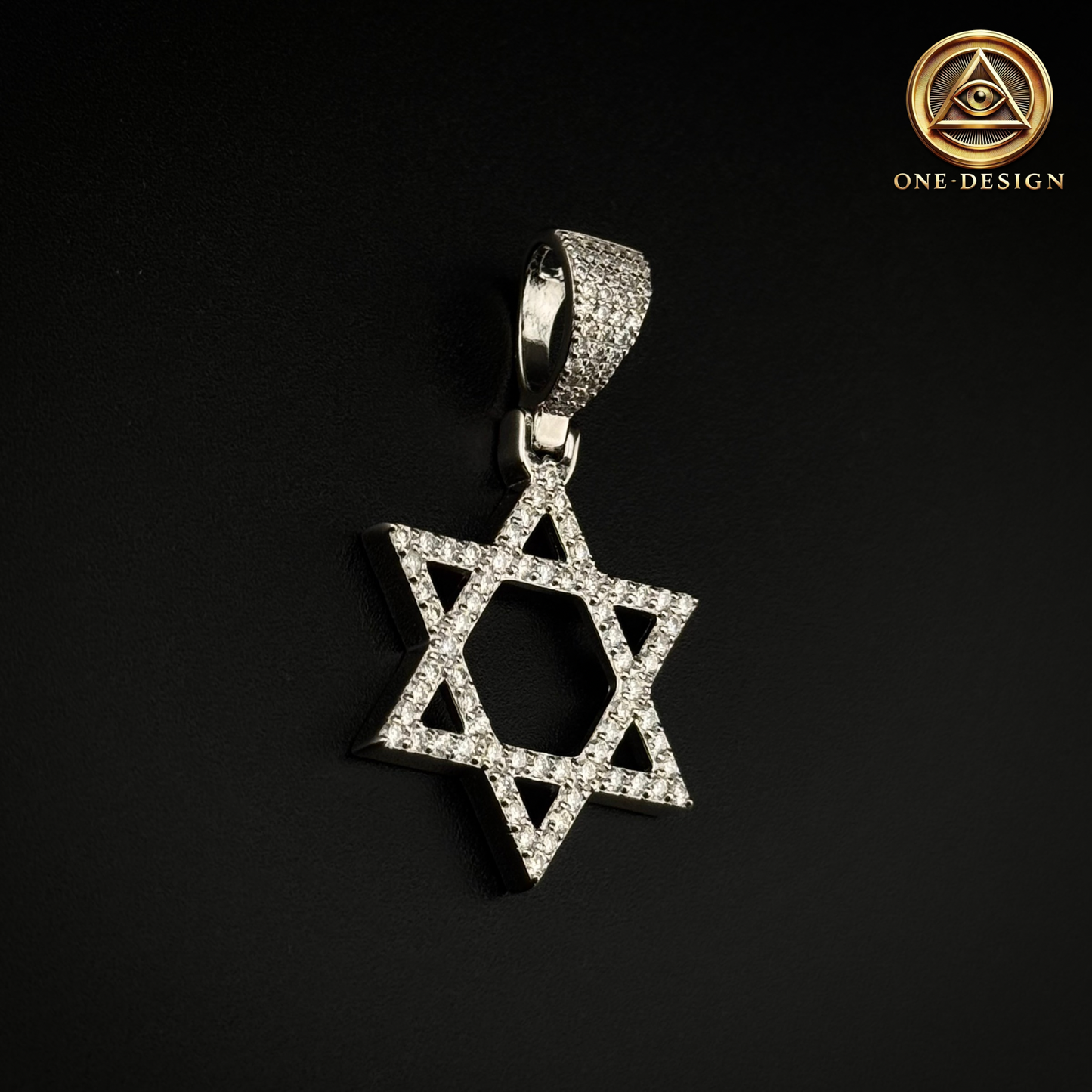 Moissanite stars of David