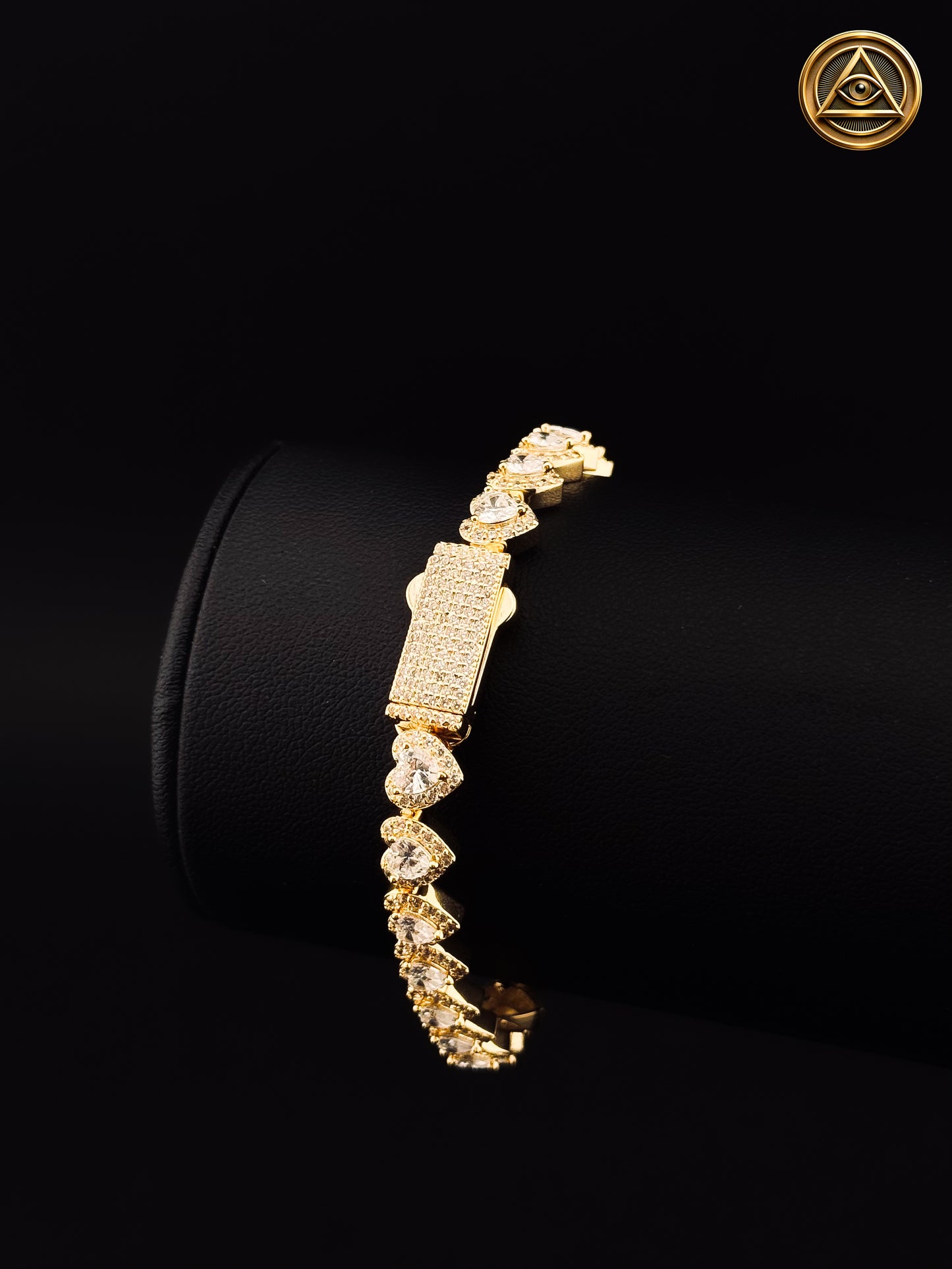 HEART BRACELET GOLD — Pulsera Corazón 7MM