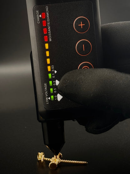 Moissanite Clove cross