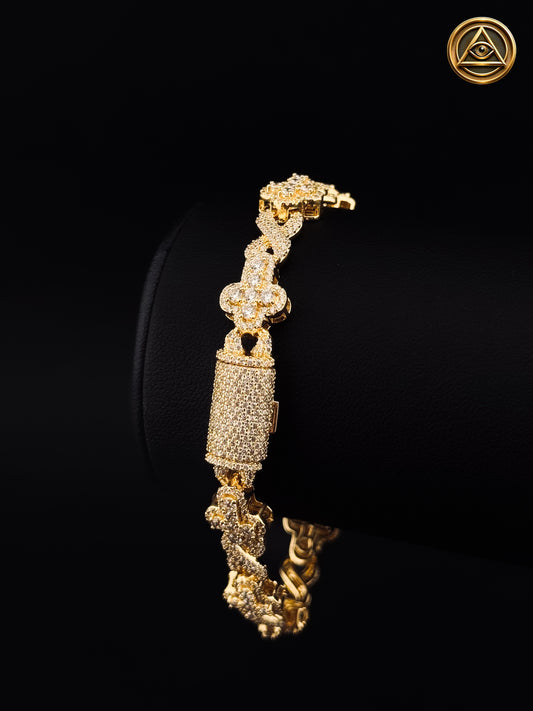 INFINITE CROSS BRACELET — Pulsera Infinito Cruz 10MM