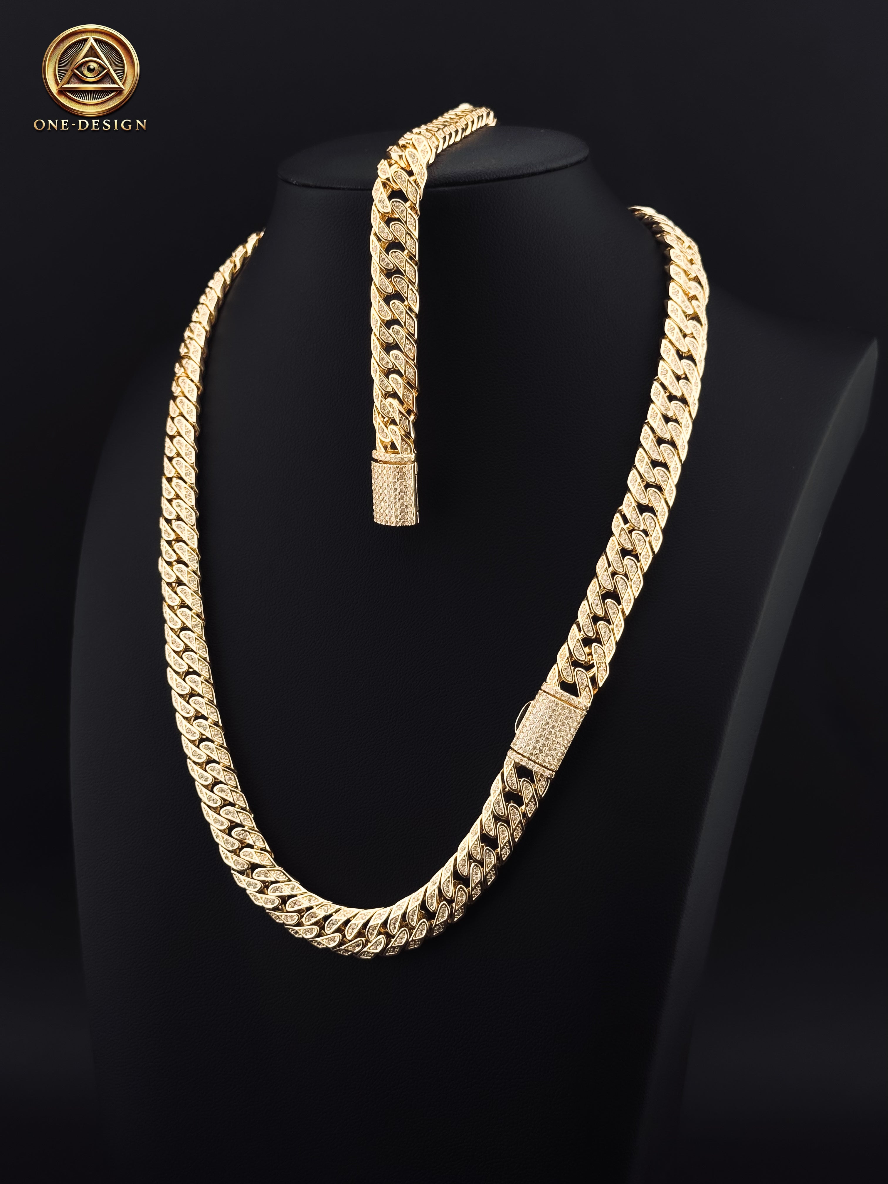 Set Cuban shiny 10mm