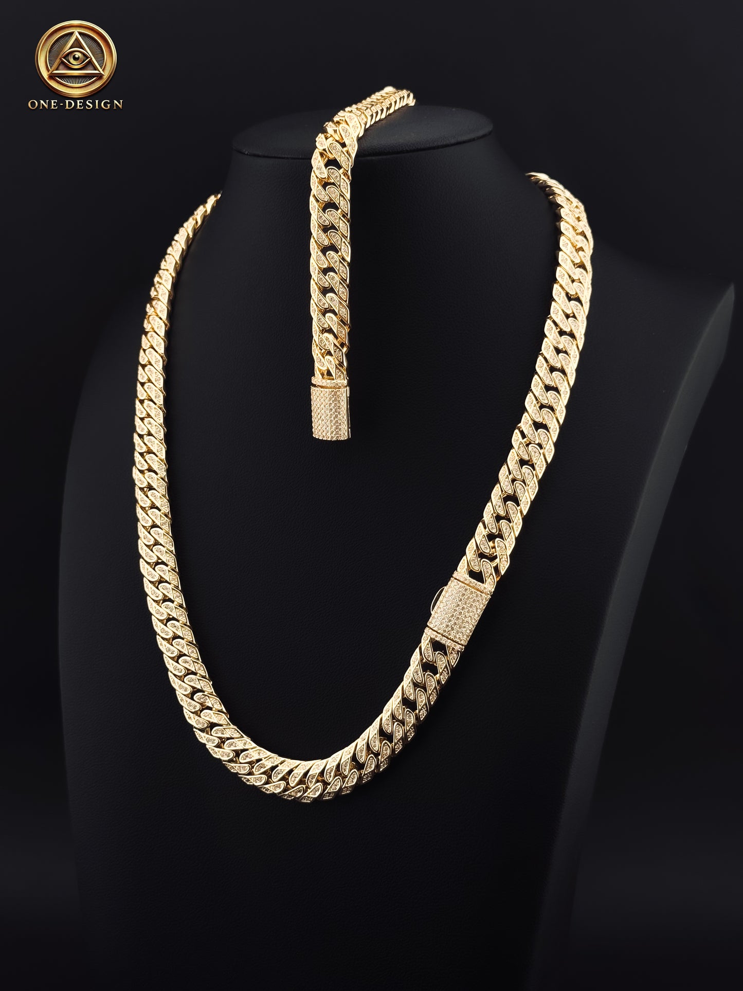 Set Cuban shiny 10mm