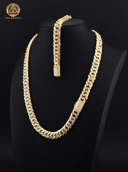 Set Cuban shiny 10mm