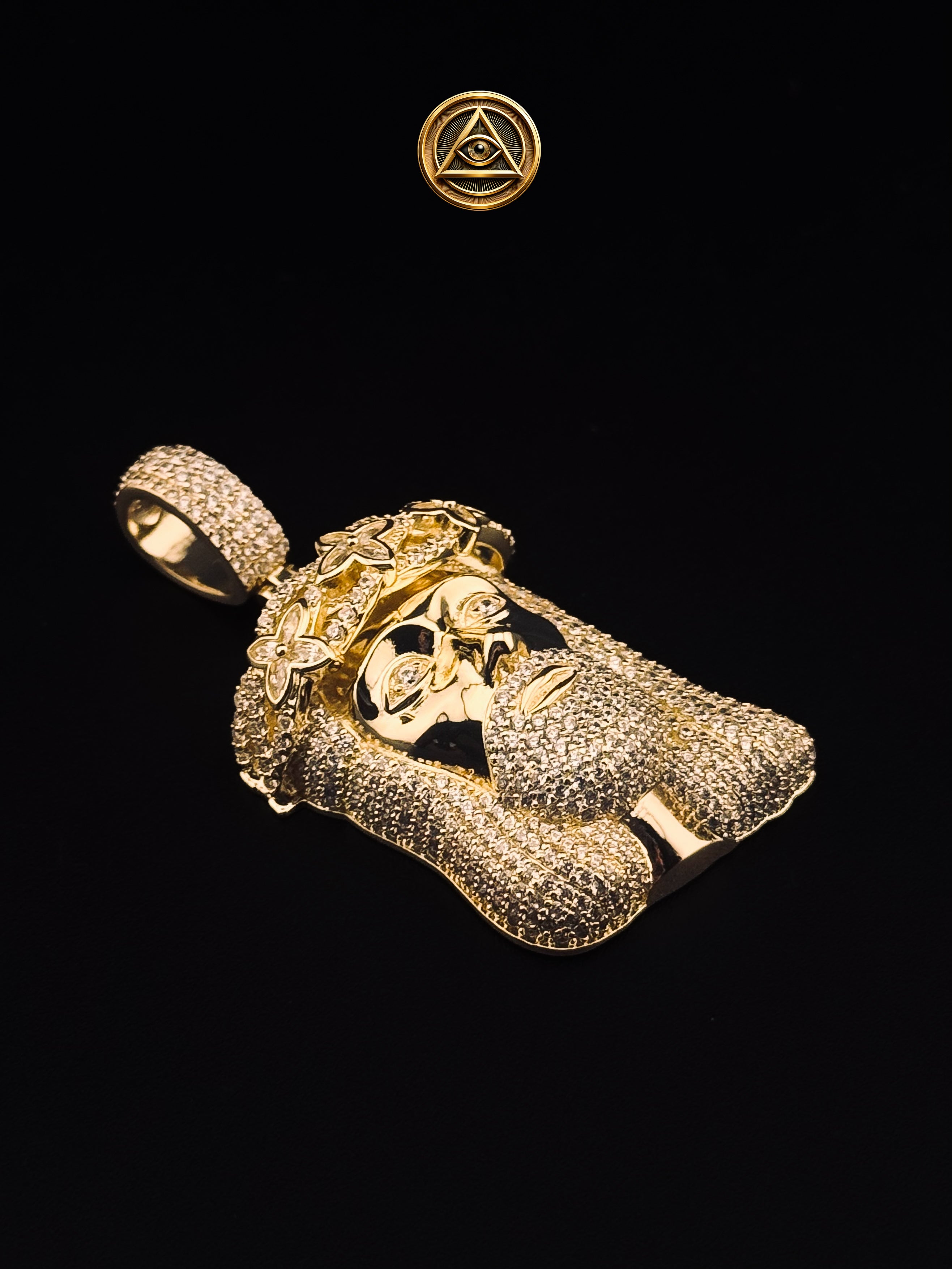 JESUS PIECE — Dije Rostro Corona Iced