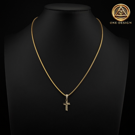 Moissanite Mini Cross