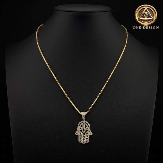Moissanite Mística hamsa